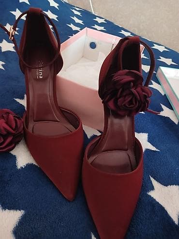 ayaqqabı qadın: Ölçü: 39, rəng - Qırmızı, Yeni — 2