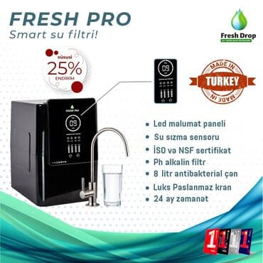 su tənzimləyici: Cihaz ən son texnologiyalı Smart modeldir. * NFS, İSO sertifikatlı — 2