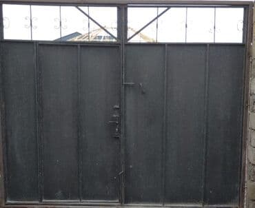 Tavan: İşlənmiş Dəmir Həyət darvazası, 3 m, Mexaniki, Qapı ilə, rəng - Qəhvəyi, Kredit yoxdur — 2