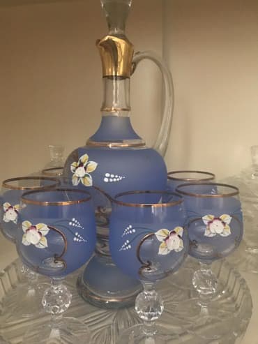 qədmi qablar: Rəng - Göy — 1