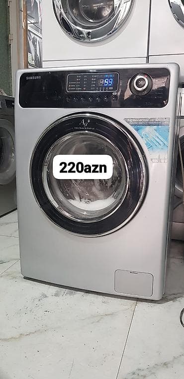 Paltaryuyan maşın Samsung, 5 kq, Avtomat, Qurutmasız, Kredit yoxdur