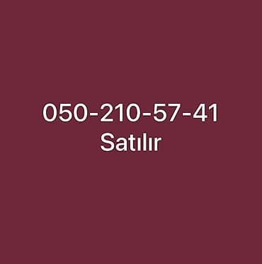 Paltar tikişi: Xüsusi mobil nömrə satılır: 050-210-57-41 - Yadda qalması asan — 1