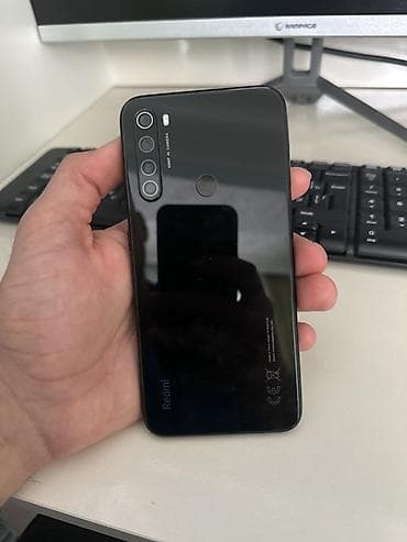 telefon satiram: Redmi Note 8, 128 ГБ, цвет - Черный, Отпечаток пальца — 3