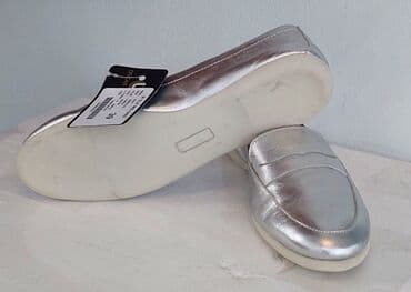 loro piana ayaqqabi qiymeti: Ölçü: 39.5, rəng - Gümüşü, Yeni — 4