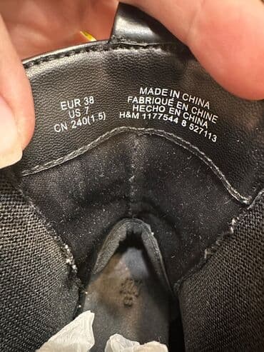 ayaq altinda mazol: Ölçü: 38, rəng - Qara, Yeni — 5