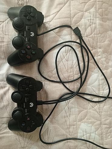 komputer ucun joystick: USB kabel ilə qoşulan 2 ədəd oyun joystick-i (gamepad) dəsti — 1
