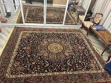 Şərq üslublu klassik xalça OLCUSU 2*3 - Rənglər: tünd mavi/qara fon — 2