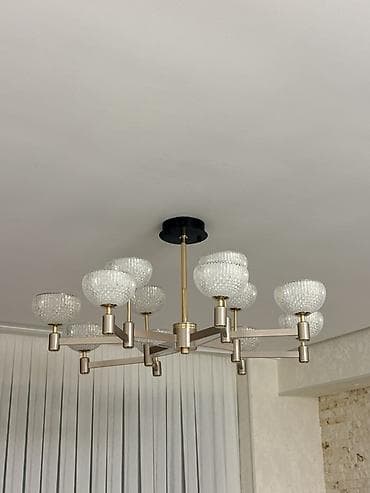 matras yeni: Çılçıraq, 10 və daha çox lampa, Metal — 2