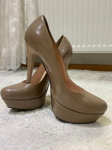 4xl nece razmerdi: Tuflilər, Ölçü: 38, rəng - Qəhvəyi, İşlənmiş — 2