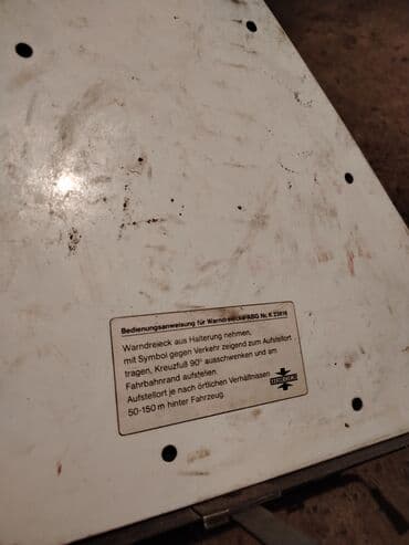 Avtomobil üçün avariya xəbərdarlıq üçbucaği tam original mersedes