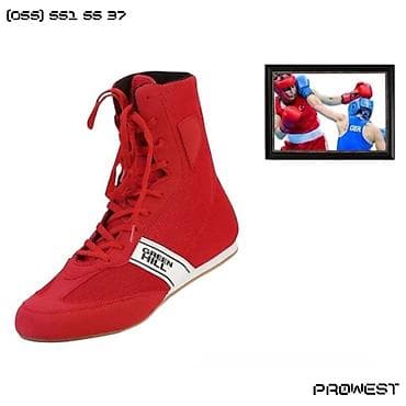 krossovka: 🥊 Boks Ayaqqabısı “Green Hill” 🔥 Peşəkar boksçular və məşq sevənlər — 2