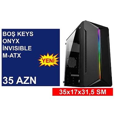 Boş Keys “Onyx İnvisible M-ATX” ⭐Boş Keys Onyx İnvisible M-ATX (Yeni)