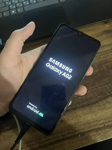 samsung tab s6: Samsung Galaxy A02, 32 GB, rəng - Mavi, İki sim kartlı — 1