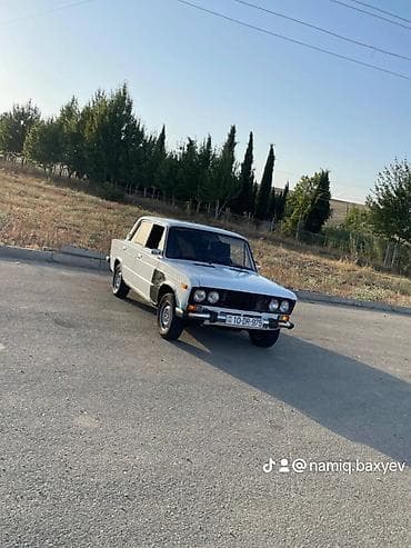 vaz 2107 kredit satilir: VAZ 2106, ağ rəng. Klassik sedan kuzov, ön ikili dairəvi faralar, xrom — 4