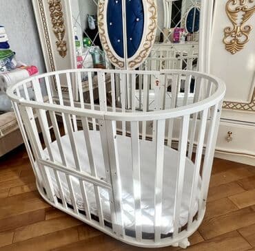 Oğlan və qız üçün, Yumru, Beşik, Dəstsiz, Matras ilə, Yellənmə mexanizmsiz lalafo.az -da Oğlan və qız üçün, Yumru, Beşik, Dəstsiz, Matras ilə, Yellənmə mexanizmsiz