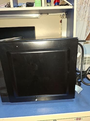 apple mac mini: Mikrodalğalı soba Panasonic, Ayrıca dayanan, Mikrodalğalar ilə, rəng - Qara, Yeni — 3