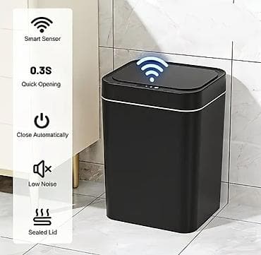 Ağıllı sensorlu zibil qabı – mətbəx, vanna otağı, qonaq otağı və ofis — 1