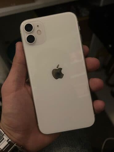 IPhone 11, 64 GB, Ağ, Face ID