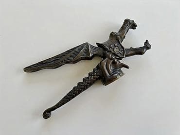 qoz: Antik (Vintage) Əjdaha Formalı Çuqun Qozqıran – SSRİ 1970s-80s Elan — 3