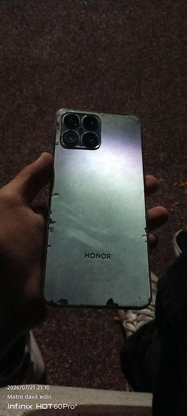 honor play: Honor 8X, rəng - Boz, Face ID — 2