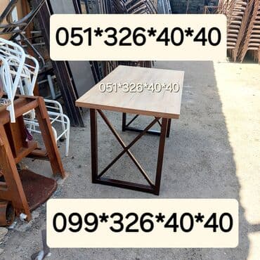 bar stul: Bar masası, Yeni, Açılmayan, Laminat, Dördbucaq masa — 7