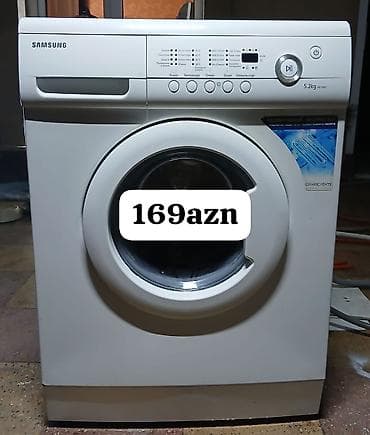 Аристоны: Samsung paltaryuyan maşın - Ön yükləməli model - Yükləmə həcmi: 5.2 — 1