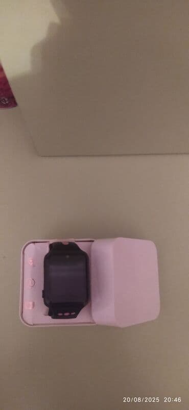 gps naviqator: Uşaq GPS ağıllı saatı - Kvadrat formalı sensor ekran - Qara rəngli — 2