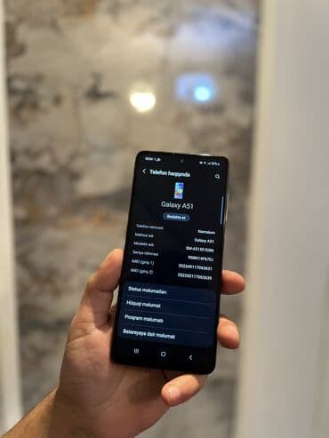 sansung: Samsung Galaxy A51, 64 GB — 8