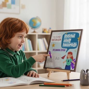 Sürücülük kursları: Məktəbəqədər və ibtidai sinif hazırlığı, Azərbaycan dili, Əyani, Fərdi, Evə gəlməklə — 1