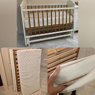 usag yellencek: Oğlan və qız üçün, Dördbucaq, Beşik, Dəstsiz, Matras ilə, Yellənmə mexanizm ilə — 1