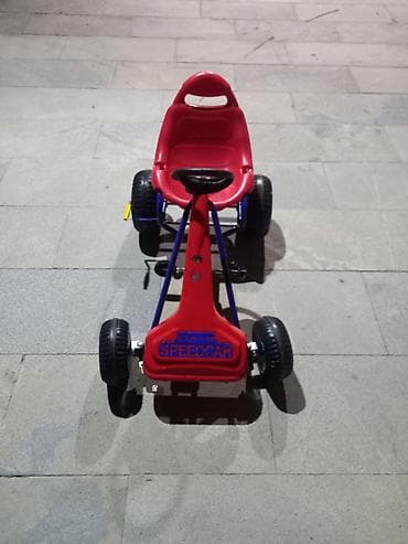 детские машинки для картинга: Uşaq üçün pedallı kart avtomobili Saz veziyyetdedi 1 ay işlənib — 2