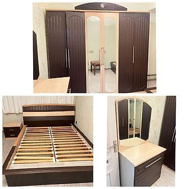 İkinəfərlik çarpayı, Dolab, Termo, 2 tumba, İşlənmiş