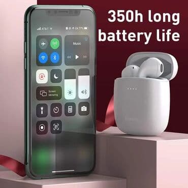 baseus qulaqciq: Yeni Simsiz (Bluetooth) Qulaqcıqlar, Baseus, rəng - Ağ — 5