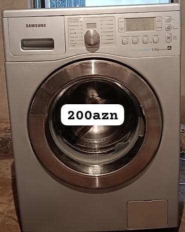 Samsung paltaryuyan maşın – EcoBubble, 6 kq Xüsusiyyətlər: - Ön