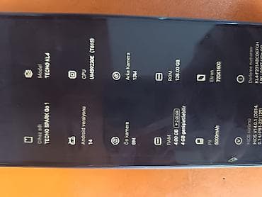 Tecno Spark Go 2024, 128 GB, rəng - Boz, İki sim kartlı