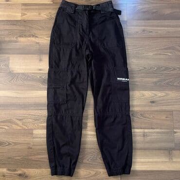 ağ şalvar: Bershka salvar razmer XS, Gara — 1