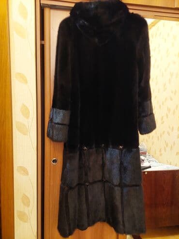 Kürk, XL, rəng - Qara