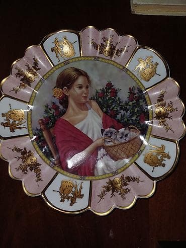 dekorativ divar sekilleri: Boşqablar, Farfor — 2