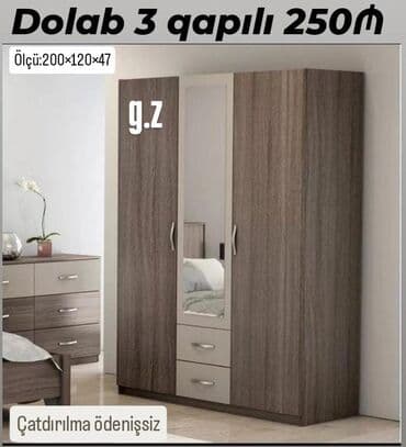 cen bak: Yeni, Düz dolab, Dolab-asılqan — 3