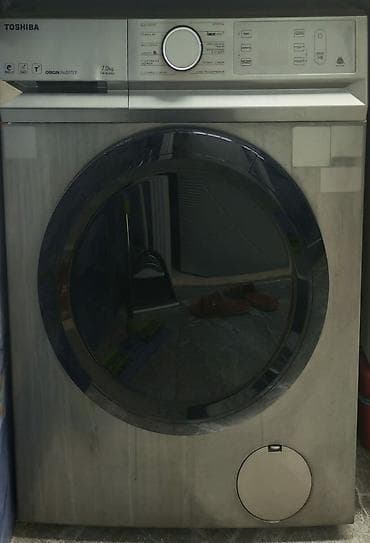 Техника и электроника: Стиральная машина Toshiba, 7 кг, Б/у, Автомат, Без сушки — 2
