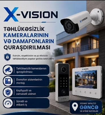 X-VISION – Təhlükəsizlik kameralarının və domofon sistemlərinin