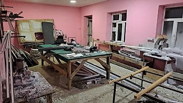 PVC/alüminium qapı‑pəncərə istehsalı üçün tam avadanlıq dəsti Tərkib