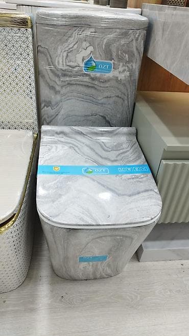 qedimi kasa: Mərmər naxışlı monoblok unitaz - Brend: ÖZT (etiket üzərində — 1