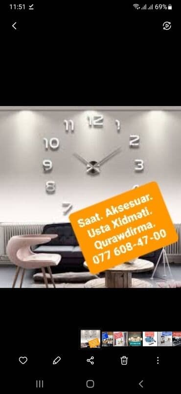 Saat. Aksesuar. Xırda mebel. Polka. Hazır mebel yıģılması. Təcili Usta lalafo.az -da Saat. Aksesuar. Xırda mebel. Polka. Hazır mebel yıģılması. Təcili Usta