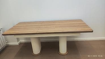 Qonaq masası, Yeni, Açılan, Taxta, Dördbucaq masa