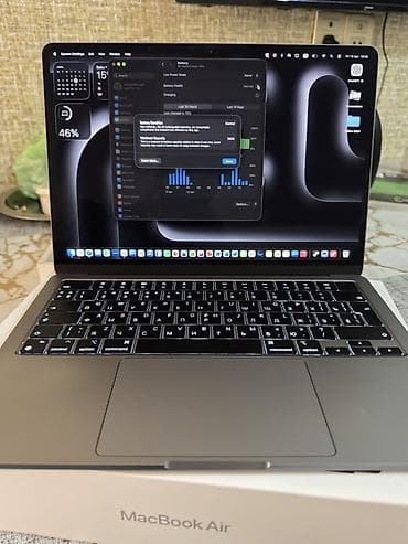 makbuk: 💻 MacBook Air M2 13.6” (8GB RAM / 256GB SSD) – Space Gray ✨ Demək — 3