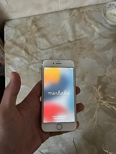IPhone 6s, Rose Gold, Barmaq izi