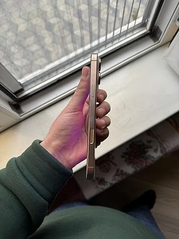 iphone 11 2 cı el qiymeti: IPhone 16 Pro Max, 512 GB, Desert Titanium, Face ID — 4