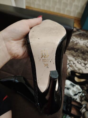 polşanın uşaq şəp şəpləri: Ölçü: 34, rəng - Qara, İşlənmiş — 3