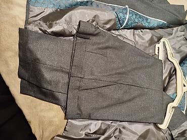 paltar xoncalari: Kişi kostyumu – boz rəngli, klassik üslubda 3 hissəli dəst. - Jaket — 5